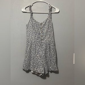 Blue floral, romper, Brand: Hollister, Size: Small